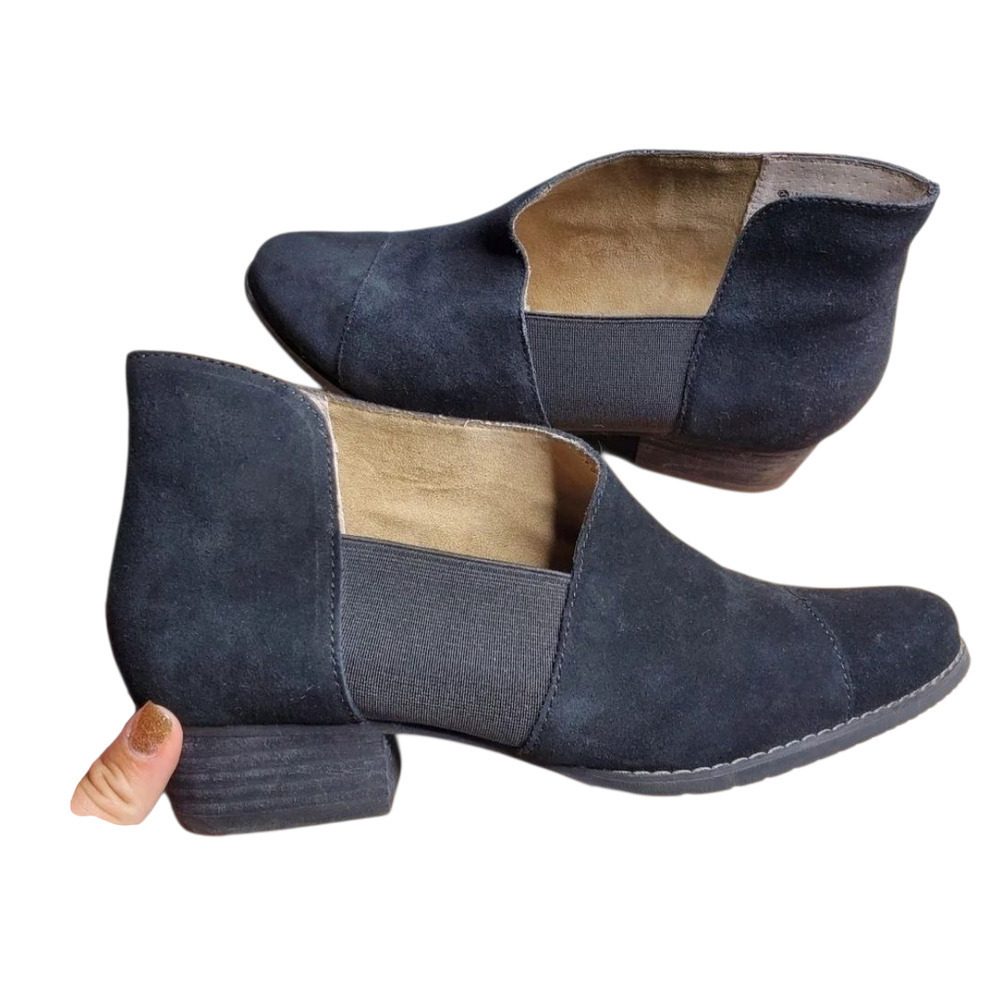 Blondo‎ Women's  Izzys Waterproof Black Ankle Booties Size: 7.5
